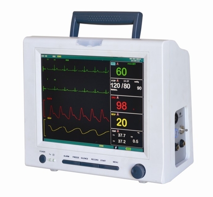 Multi portatif d'hôpital - moniteur patient de paramètre avec ECG, RESP, NIBP, SPO2