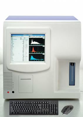3 - Color veineuses analyseur de hématologie entièrement automatique de paramètre Double canal histogrammes 20 9.6ul