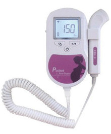 0 inspections de sonde de contre-jour de ~240 BPM Doppler foetal portatif pour l'hôpital, la clinique et la maison