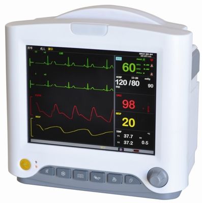 Écran de TFT de 8 pouces multi - moniteur patient portatif de paramètre avec la technique de Digital SpO2